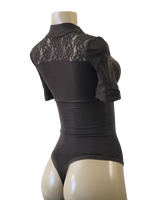 Bodyshaper Fashion Design short sleeve, with lace Nylon-Spandex  Ref: Salma