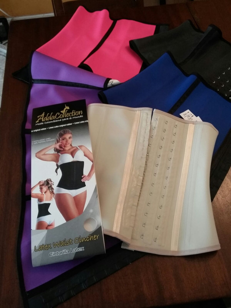 MamaSavers - Women's Latex Colombian Waist Trainer Corset Binder √ High  quality material: 100% Natural Latex Rubber covering; 96% Cotton+4% Spandex  Lining √ Front and Linning Cotton, Middle Latex √ 9 Spiral